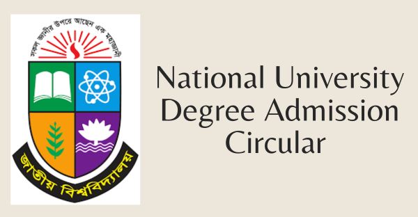 National University Degree Admission Circular of 2024-25