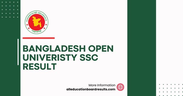 Bangladesh Open University BOU SSC Result 2024