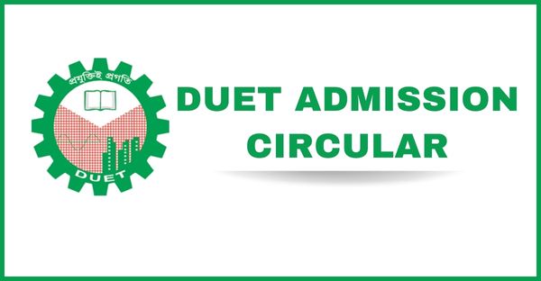 DUET Admission Circular 2023-24