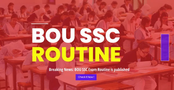 BOU SSC Exam Routine 2026 - Download Schedule Now