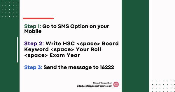 HSC  Result Check Via SMS